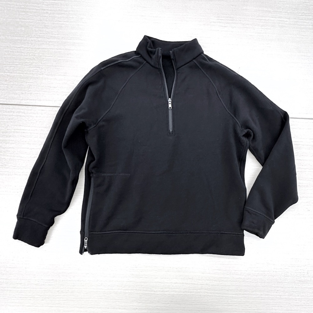 Lululemon Men's Black Half-Zip Sweater